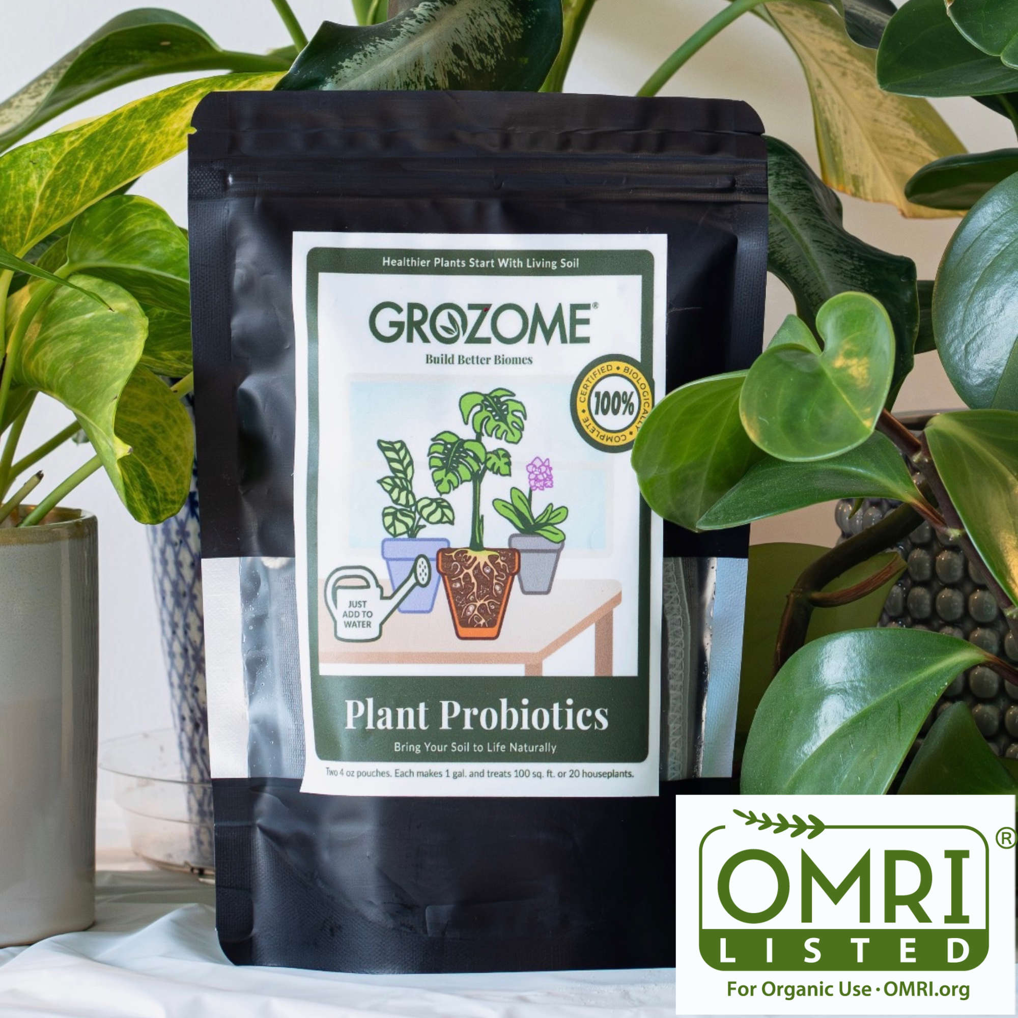 GROZOME Mini Instant Plant Probiotics (8 oz)