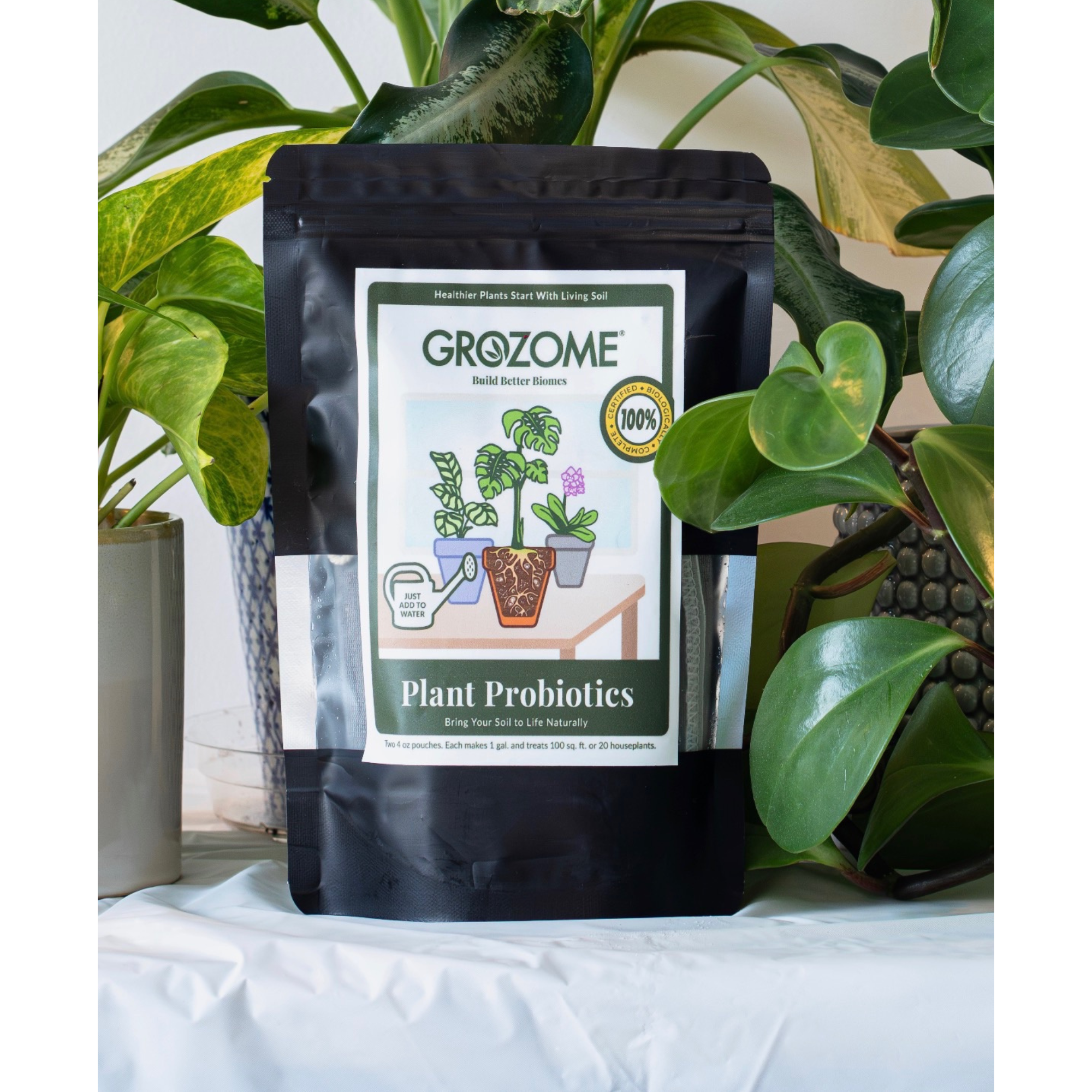 GROZOME Mini Instant Plant Probiotics (8 oz)